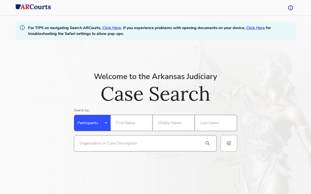 Fort Smith residents directory Arkansas court case search